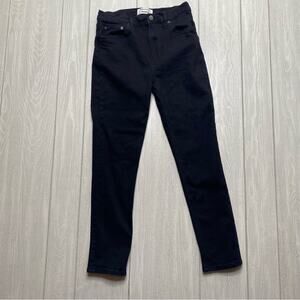 Reformation Women's Black Denim Stretch Skinny Jeans Size 28